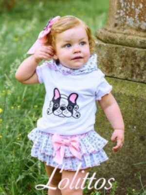 Conjunto camiseta-cubrefalda ónix