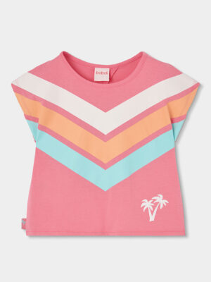 Camiseta punto blush